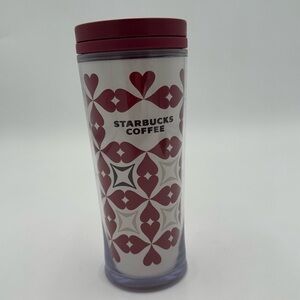 Starbucks‎ Love and hearts valentines 2009 twist top 12oz coffee tumbler